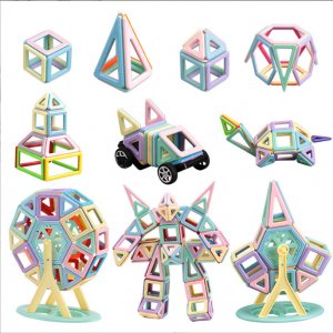 Magnetic building bricks, Educational magnetic blocks, Colorful magnetic blocks, STEM magnetic toys, Magnetic building kit, Creative magnet blocks,