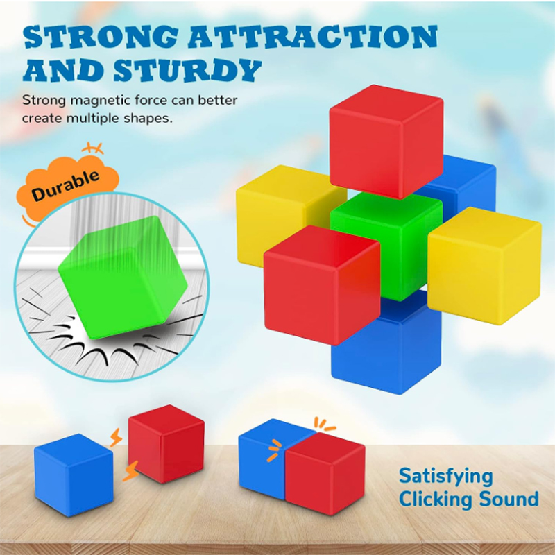 Magnetic cube blocks, Cube-shaped magnetic blocks, Magnetic building cubes, Magnetized cube construction,