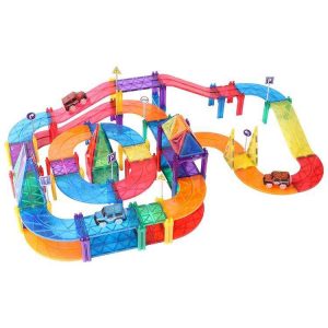 Magnetic racing track, Magnetized raceway, Magnetic car track, Racing track with magnets, Magnetic racing set, Magnetic racecourse,