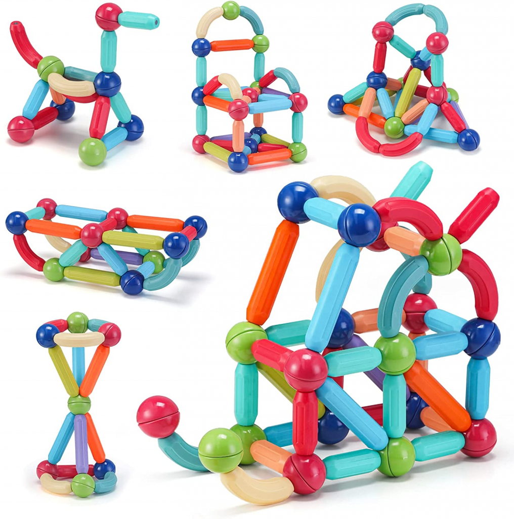 Magnetic Rods and Balls: Creative Building Fun | iMagneticTiles.com