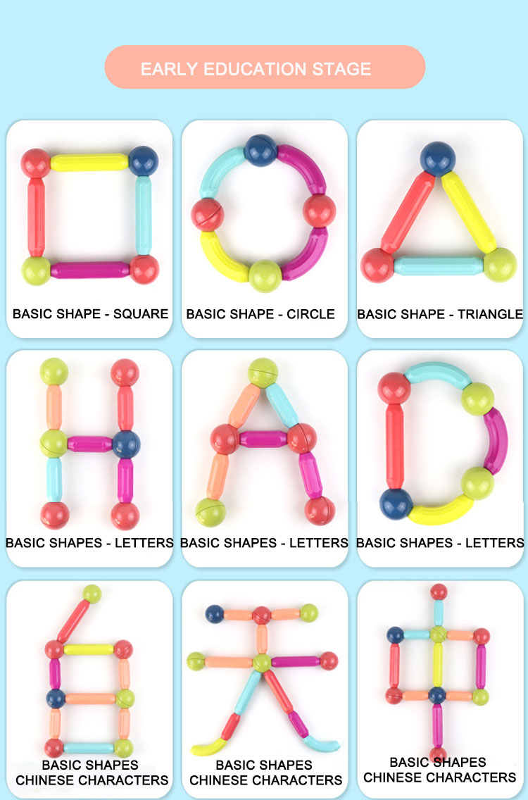 Marble run with magnetic connectors, Magnetic building elements for marbles, Magnetic roller coaster for marbles, Marble run with magnetic twists,