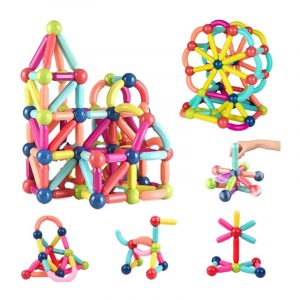 magnetic rods and balls, creative kids' toys, www.imagnetictiles.com