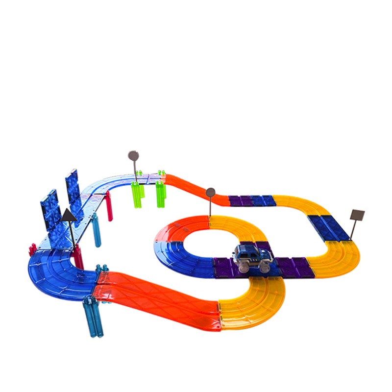 Magnetic racing track, Magnetized raceway, Magnetic car track, Racing track with magnets, Magnetic racing set, Magnetic racecourse,