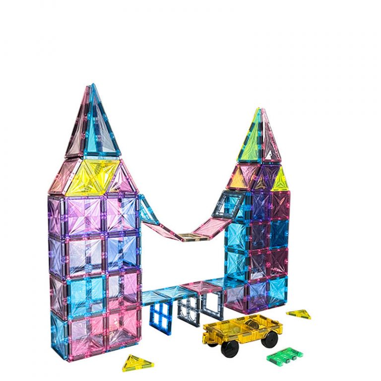 STEM toys, Magnetic construction set, Tile magnets,